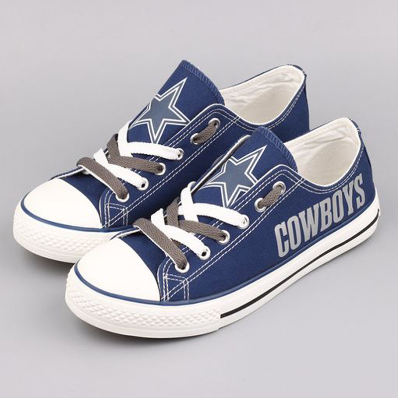 Casual printing couple's canvas shoes-Dallas Cowboys - fitnfan