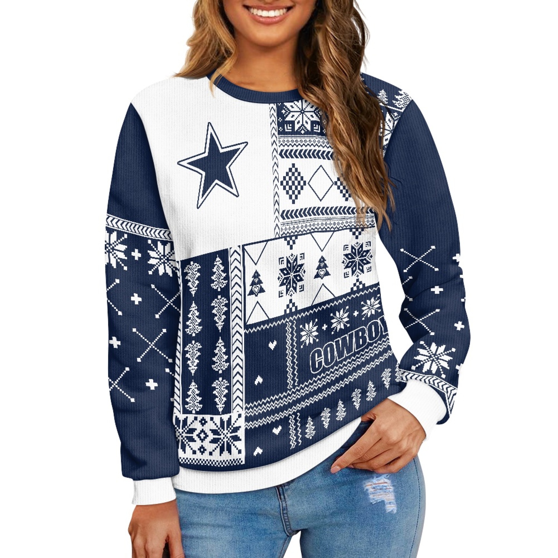 Women's Fashion Sweater-Dallas Cowboys - fitnfan