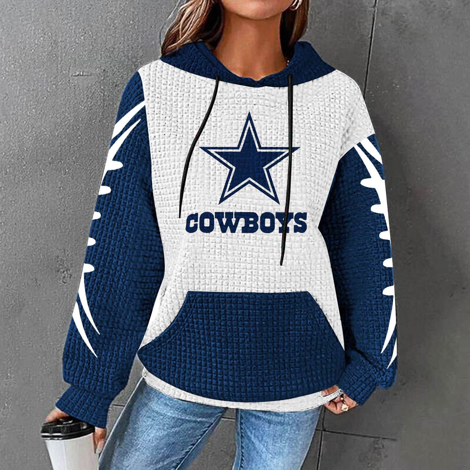 Casual printed Hoodie for men and women-Dallas Cowboys - fitnfan