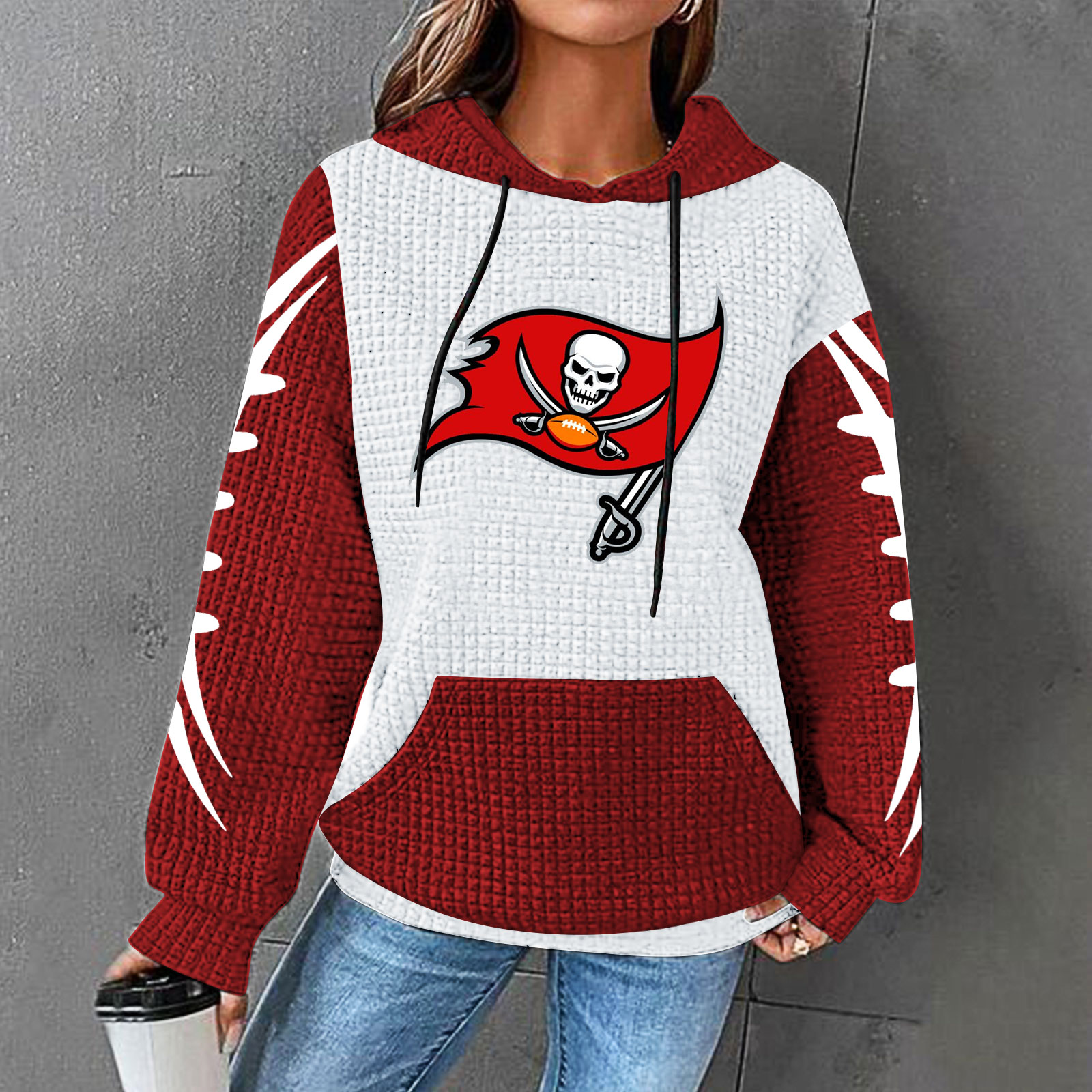 Casual printed Hoodie for men and women-Tampa Bay Buccaneers - fitnfan