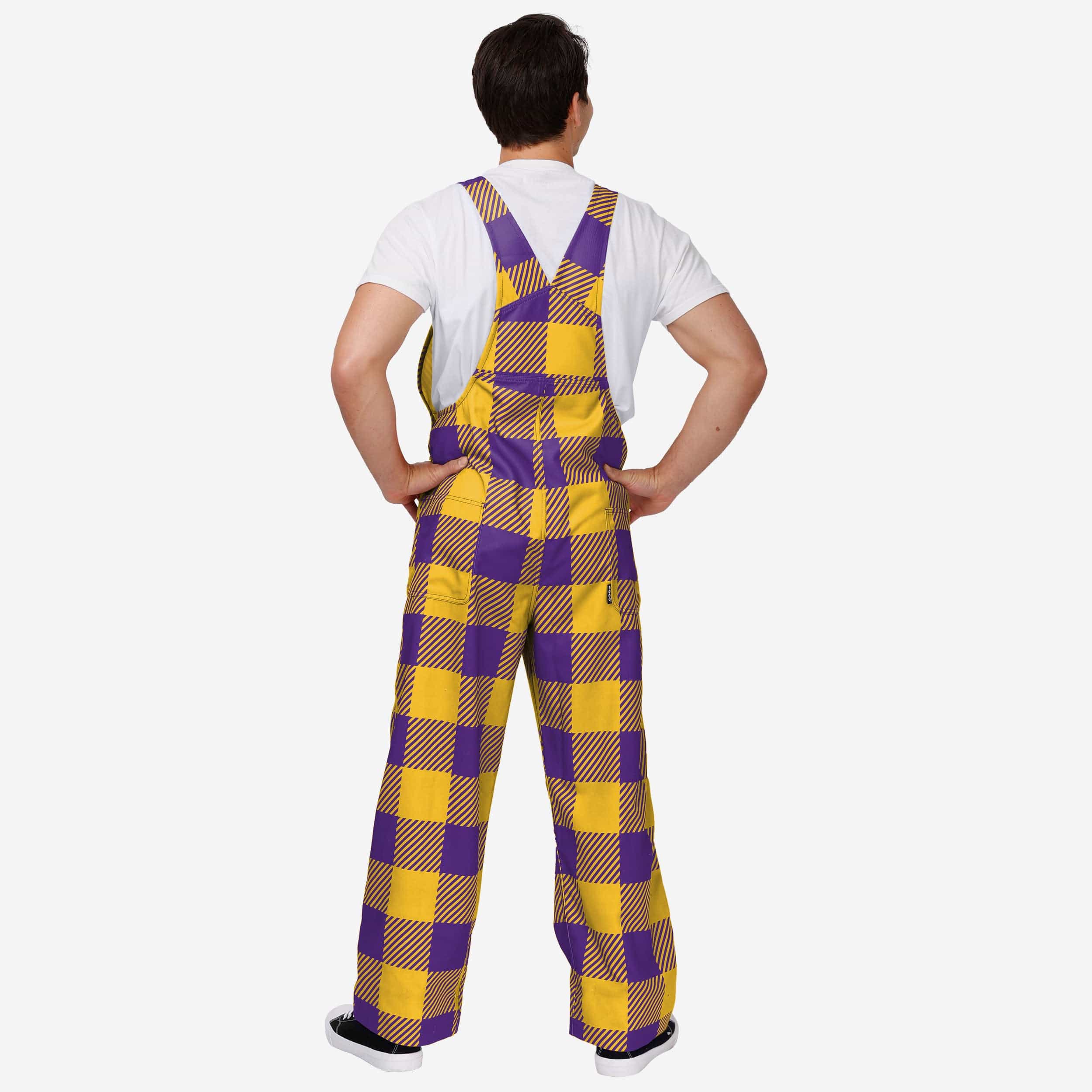 New Mens Plaid Bib Overalls - fitnfan