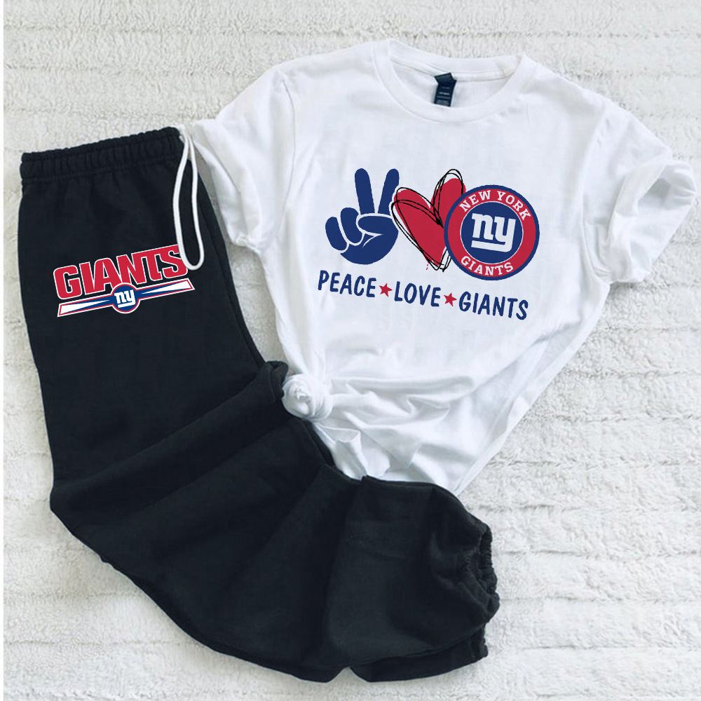 Casual loose fashion printed suit-New York Giants - fitnfan