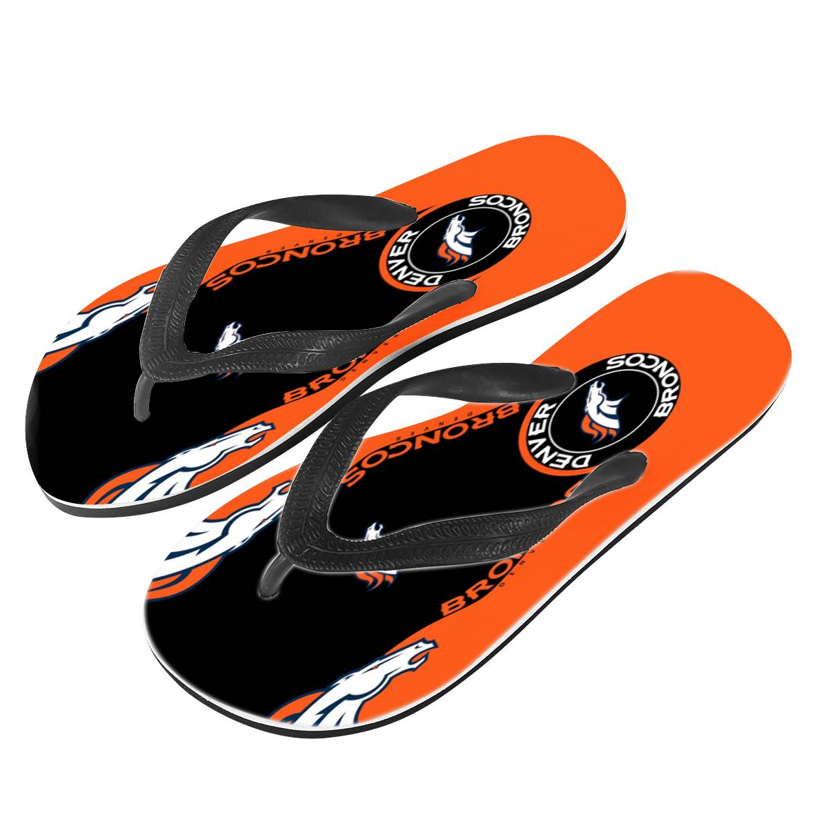 Denver Broncos Flip Flops-Denver Broncos - fitnfan