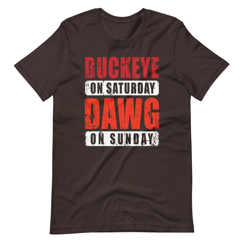 Fashion unisex round neck short sleeve T-shirt-Cleveland Browns - fitnfan