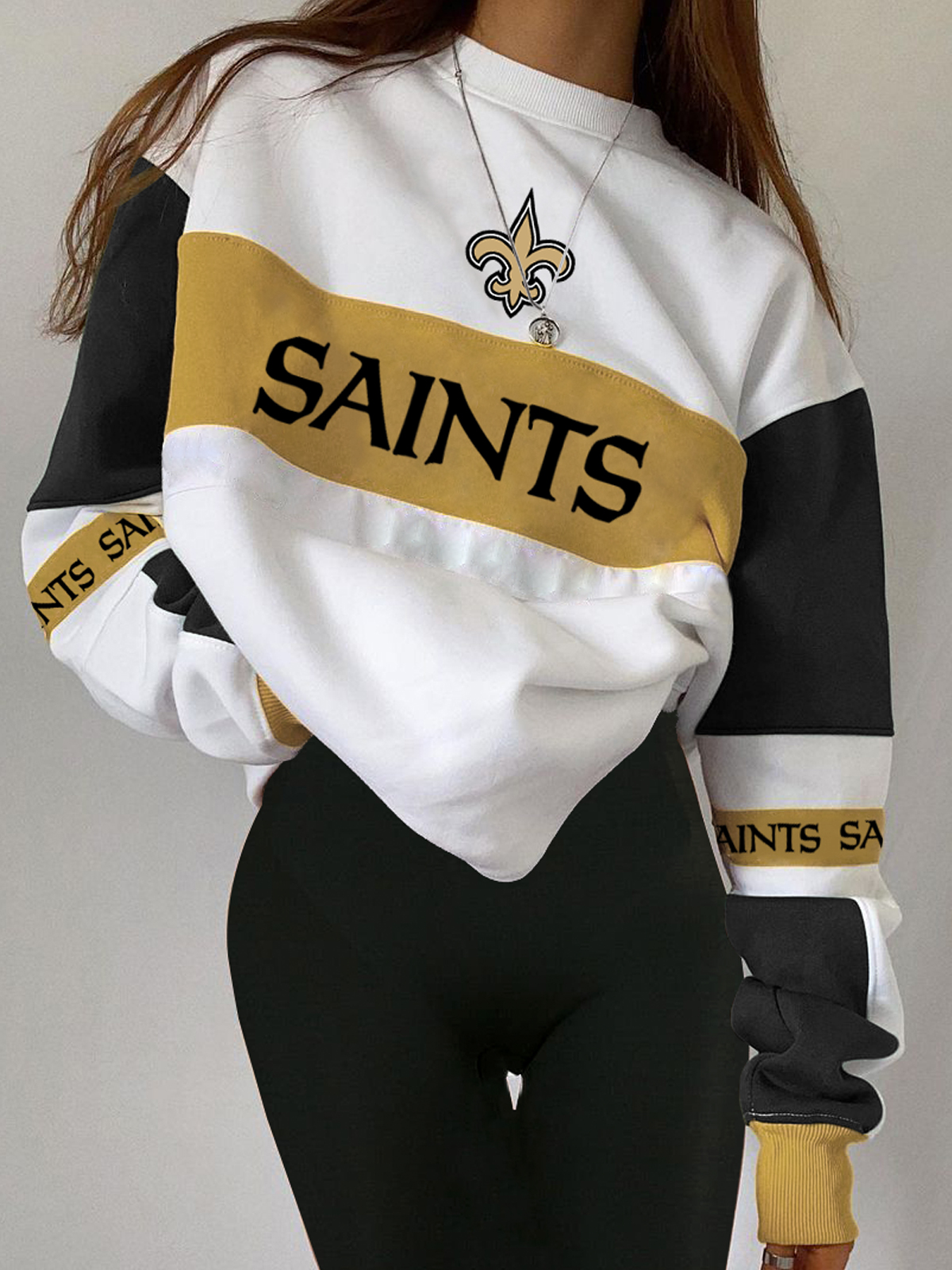 New Fashion Printed Sweatshirt-New Orleans Saints - fitnfan