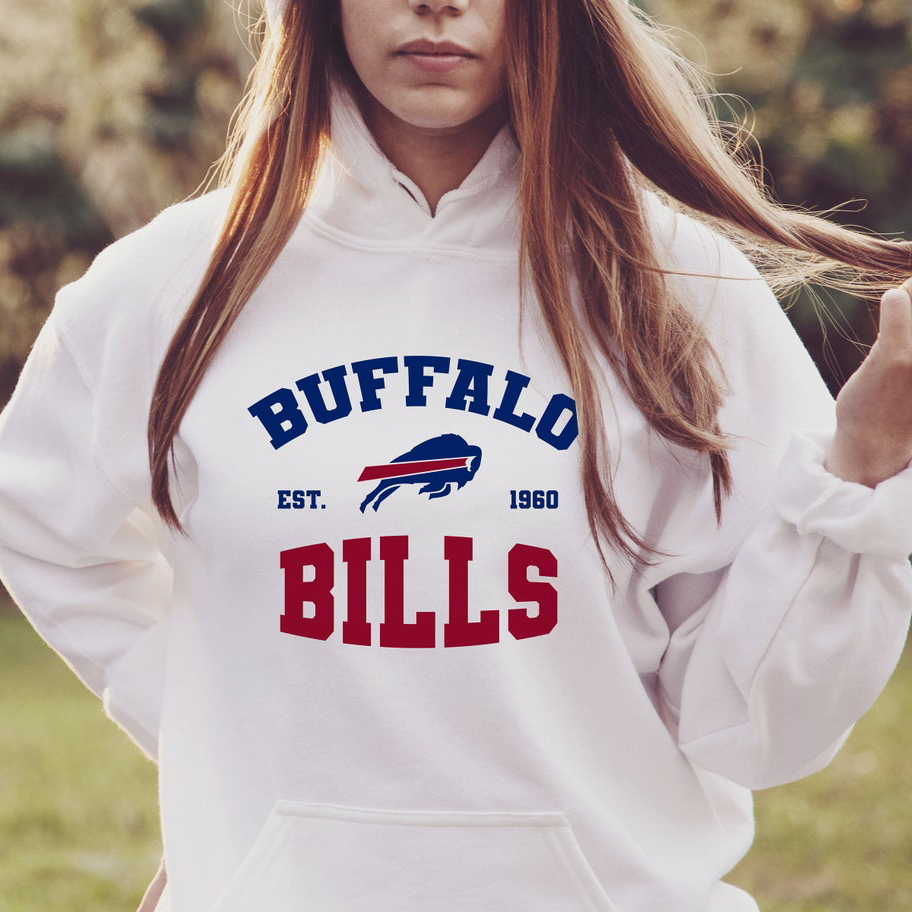 New Est 1960 Hoodies-Buffalo Bills - fitnfan