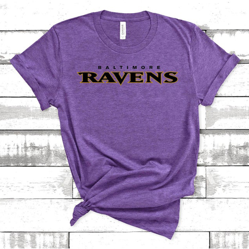 Fashion printed unisex T-shirt-Baltimore Ravens - fitnfan