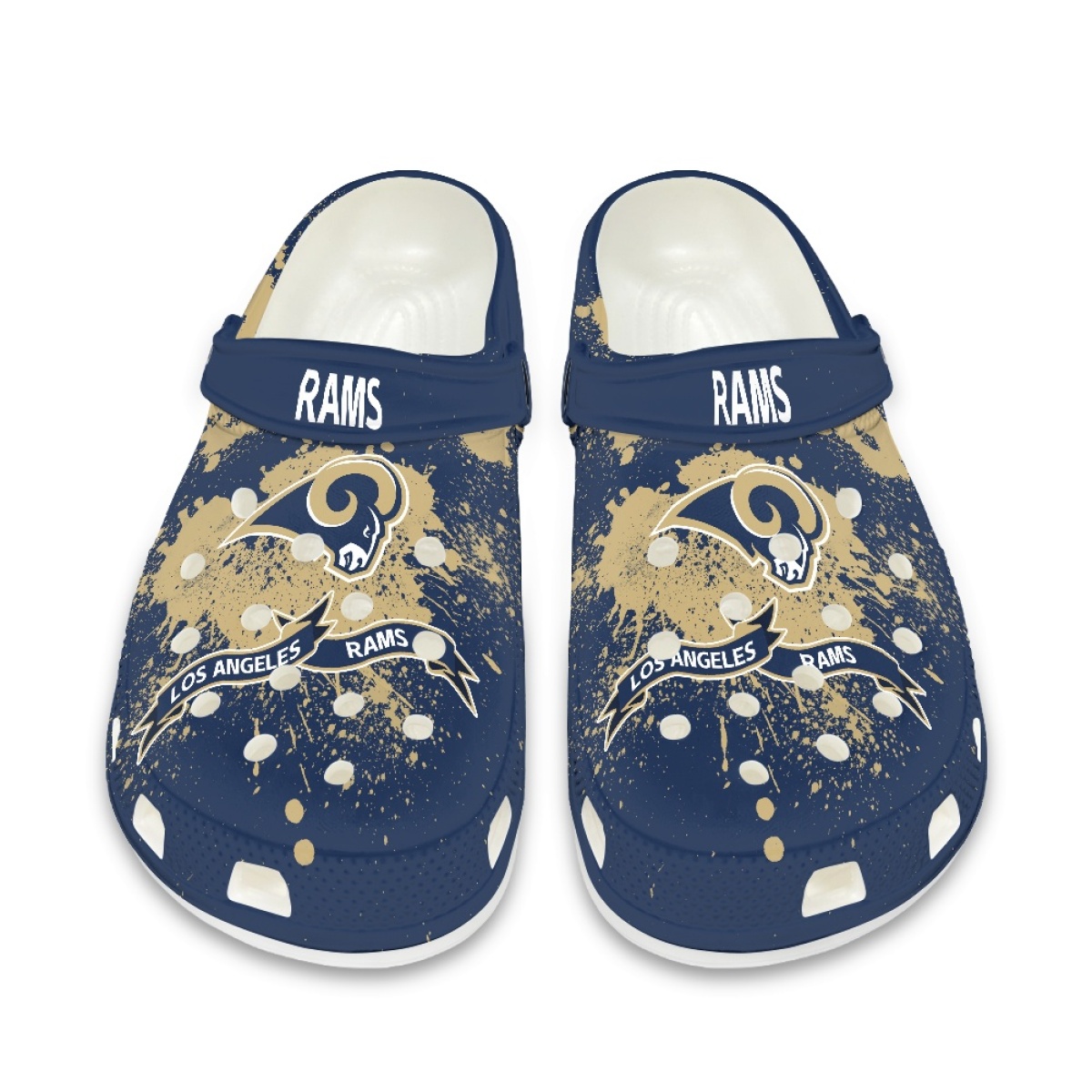 Crocs/beach shoes-Los Angeles Rams - fitnfan