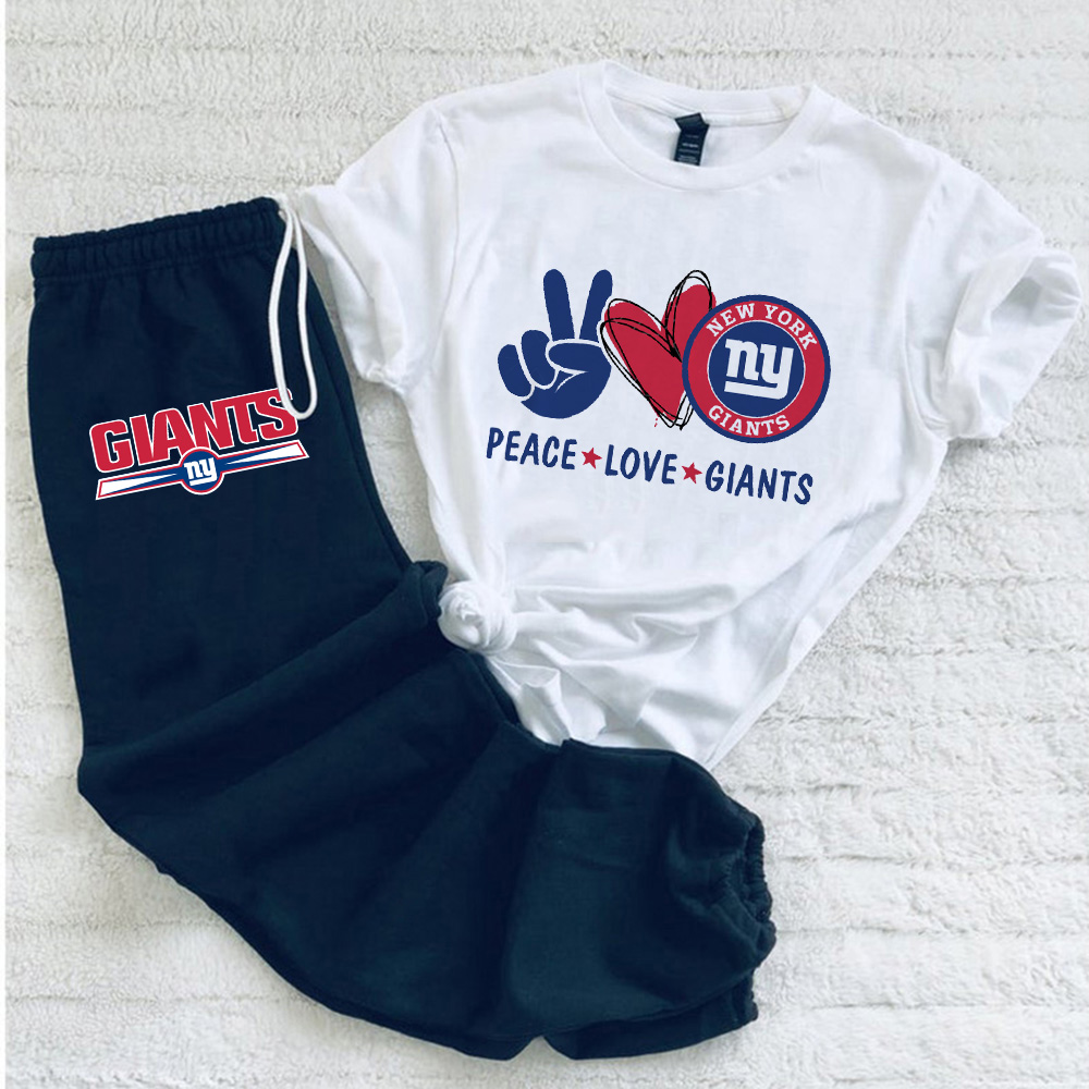 Casual loose fashion printed suit-New York Giants - fitnfan
