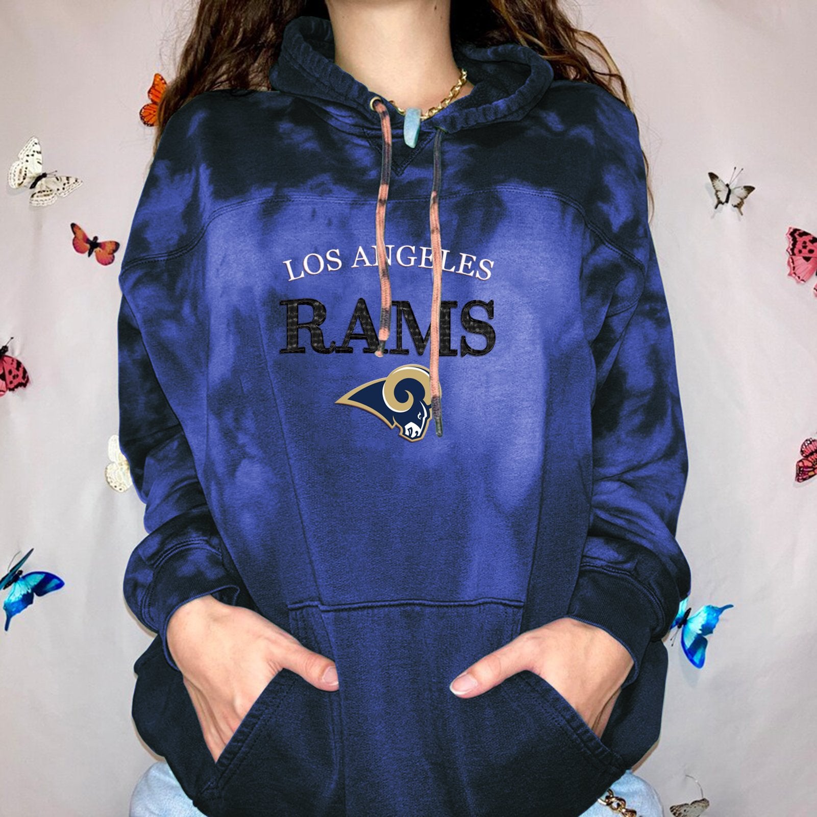 Los Angles Rams Women Printed  Hoodie-Los Angeles Rams - fitnfan