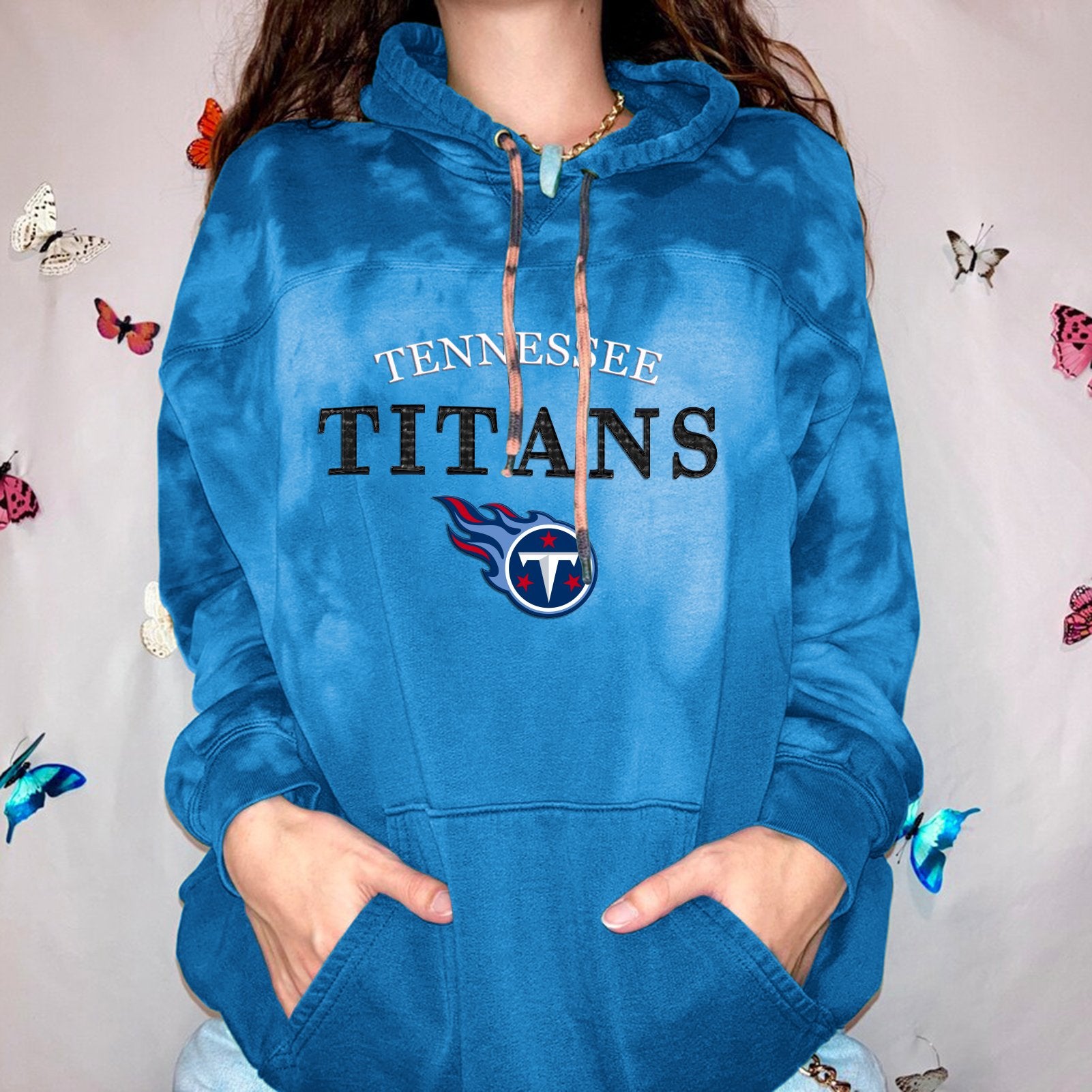 Tennessee Titans Women Printed  Hoodie-Tennessee Titans - fitnfan