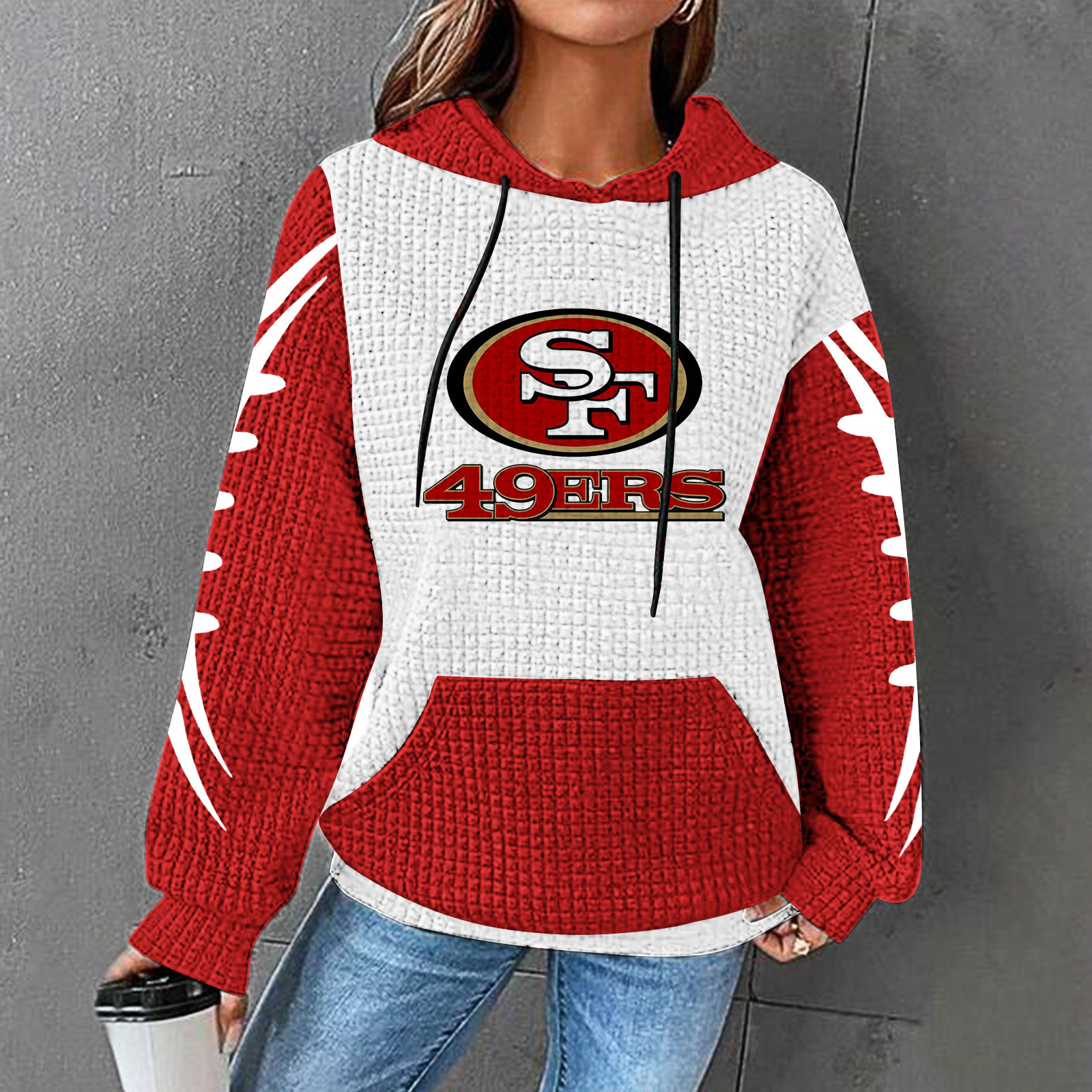 Casual printed Hoodie for men and women-San Francisco 49ers - fitnfan