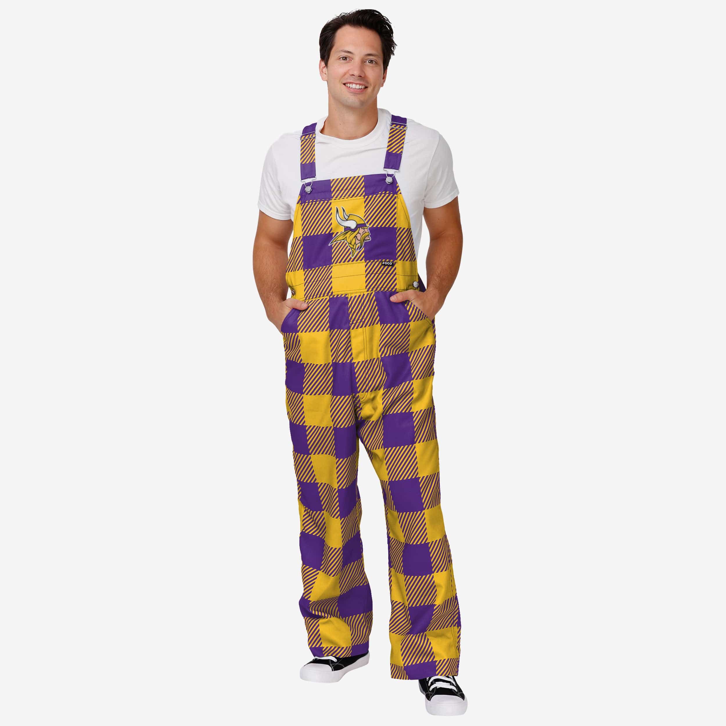 New Mens Plaid Bib Overalls - fitnfan
