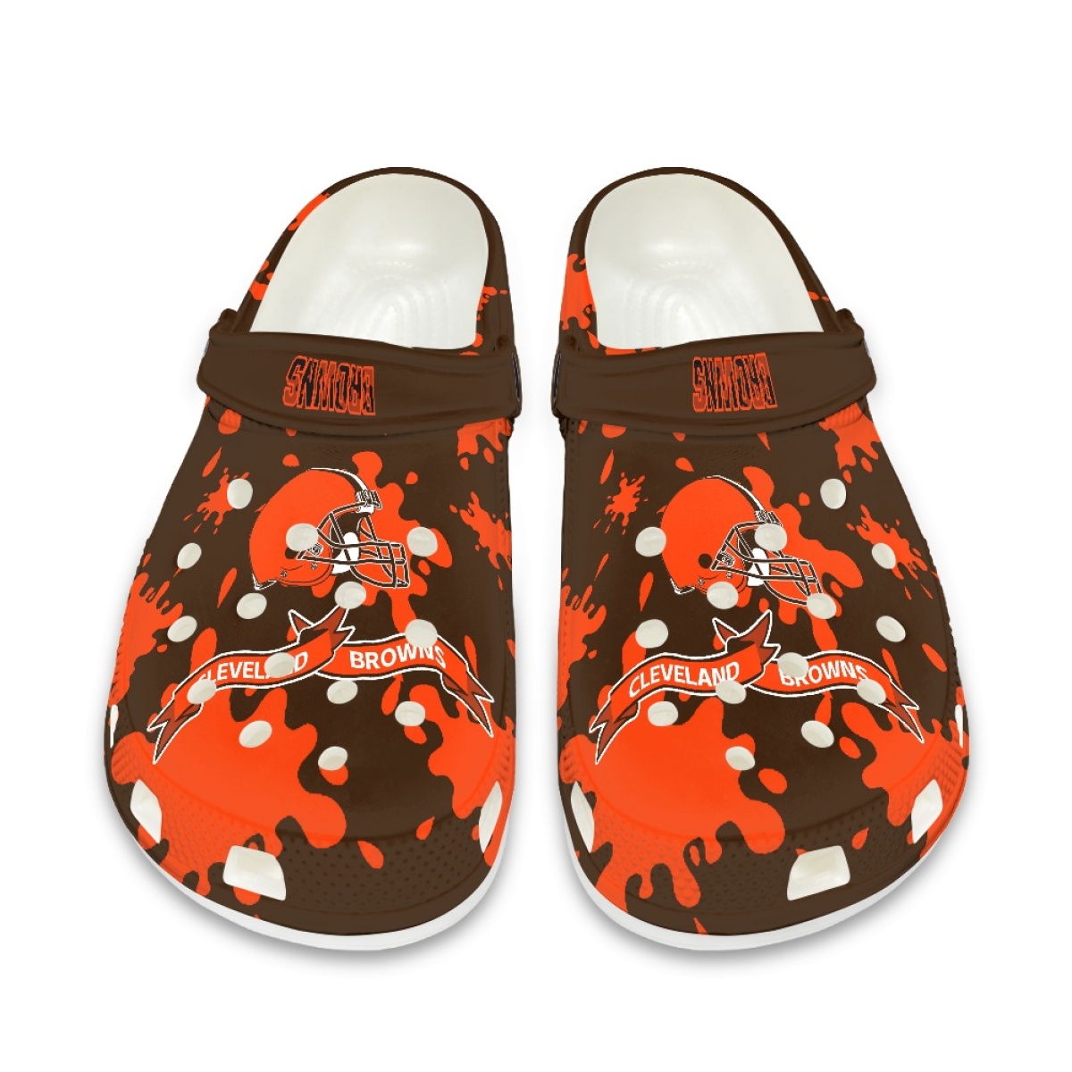 Crocs/beach shoes-Cleveland Browns - fitnfan