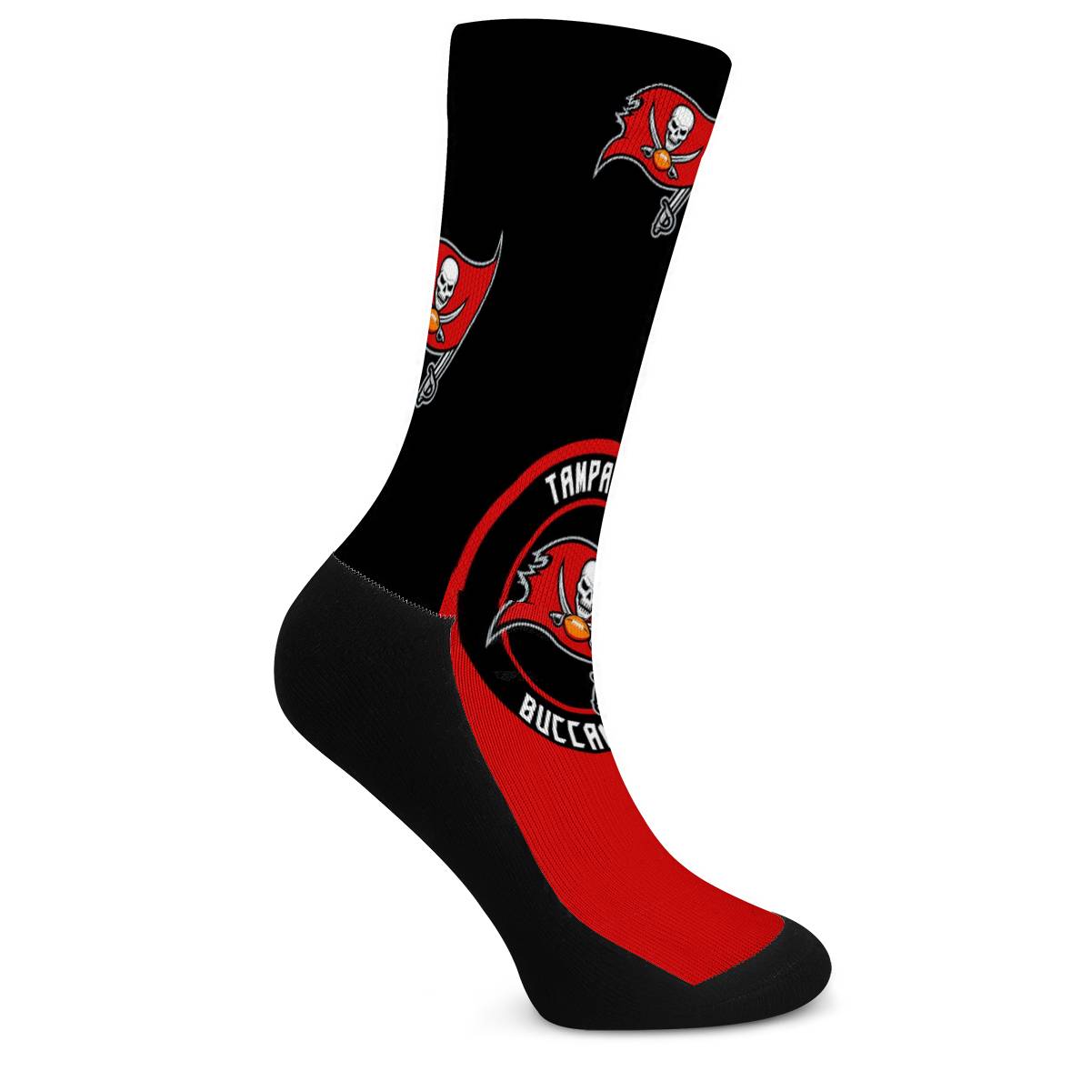 Tampa Bay Buccaneers For Bare Feet Crew Socks-Tampa Bay Buccaneers - fitnfan