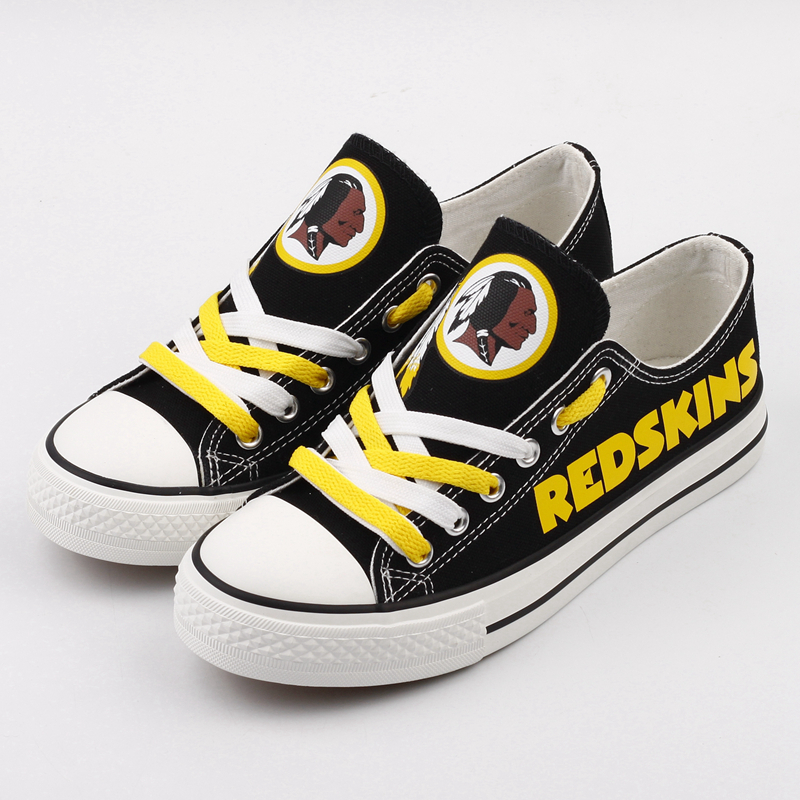 Casual printing couple's canvas shoes-Washington Commanders - fitnfan