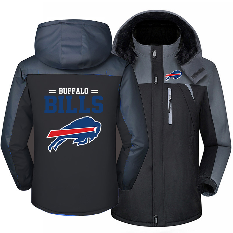 New winter fleece jacket sweater hoodie clothes-Buffalo Bills - fitnfan