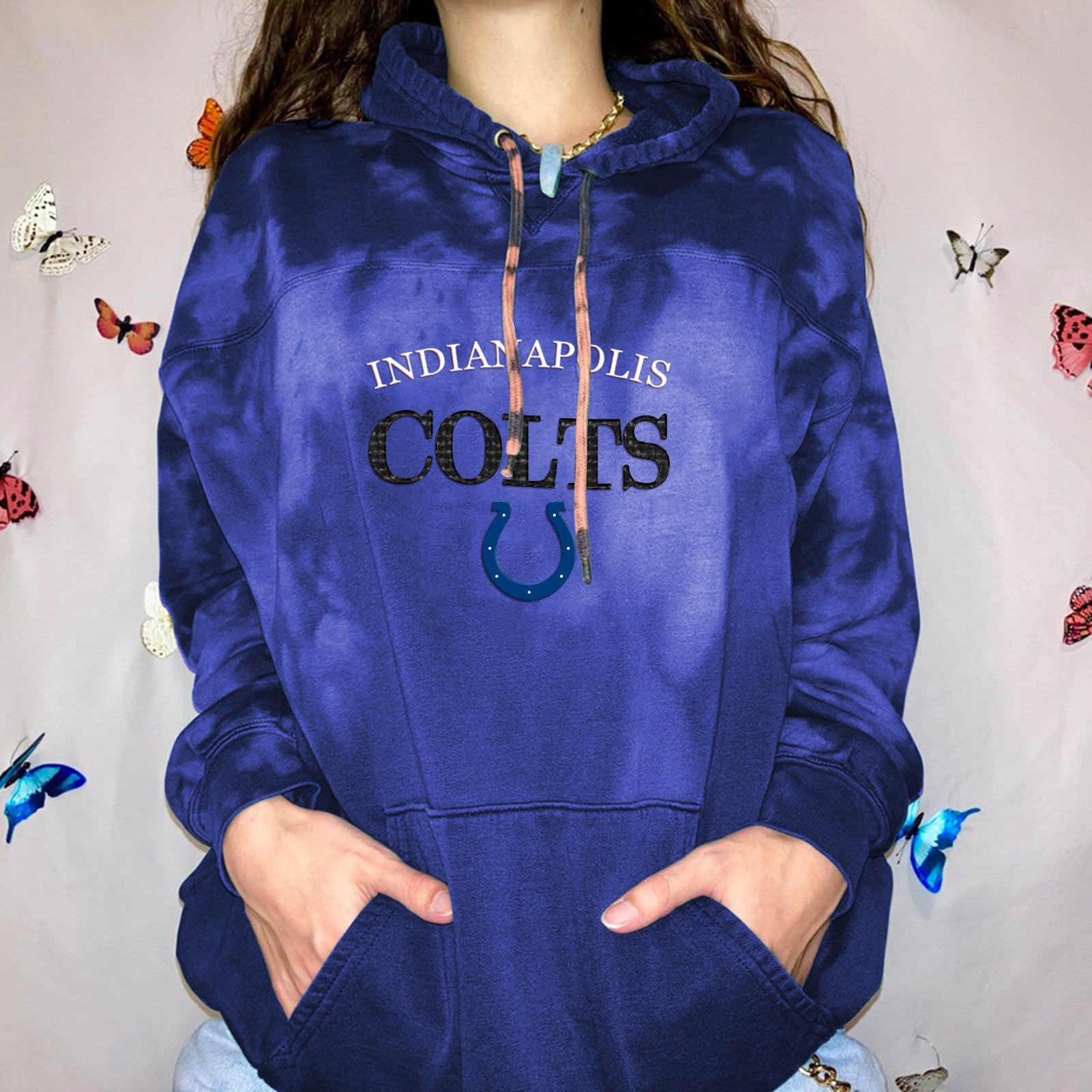 Indianapolis Colts Women Printed  Hoodie-Indianapolis Colts - fitnfan