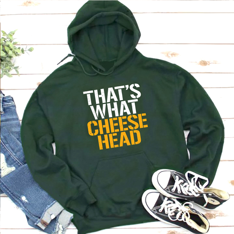 Letter print Casual pullover hoodie-Green Bay Packers - fitnfan