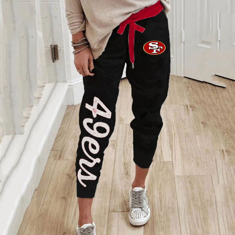 Casual printed sports pants-San Francisco 49ers - fitnfan