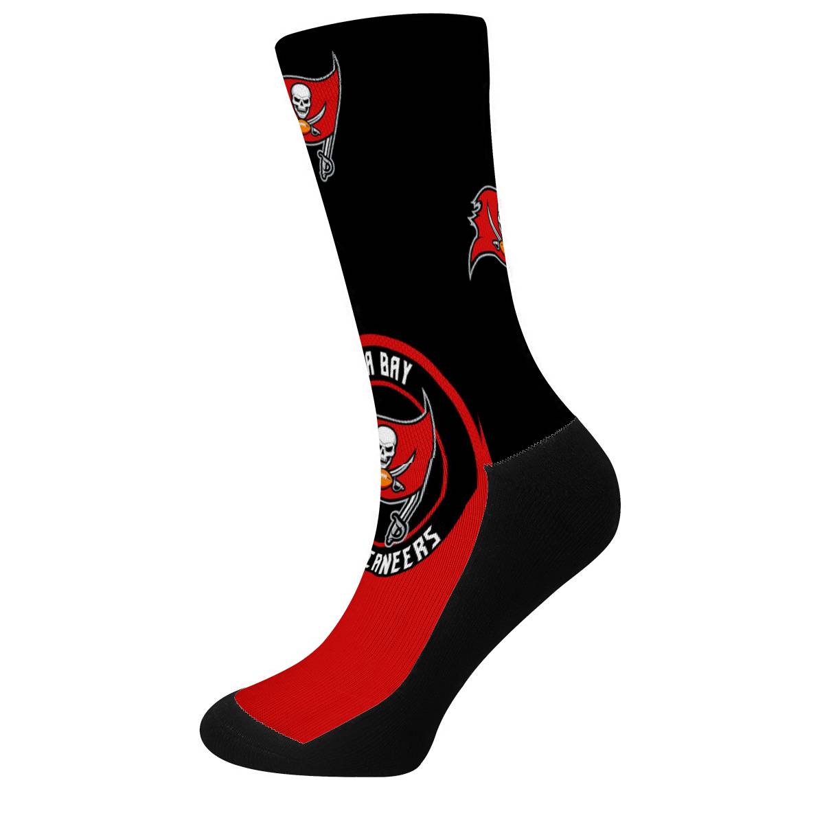 Tampa Bay Buccaneers For Bare Feet Crew Socks-Tampa Bay Buccaneers - fitnfan