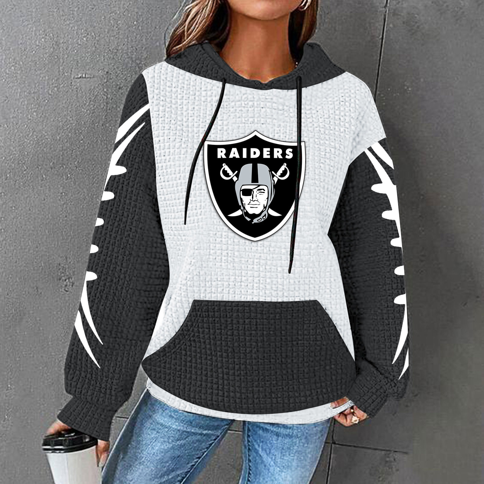 Casual printed Hoodie for men and women-Las Vegas Raiders - fitnfan