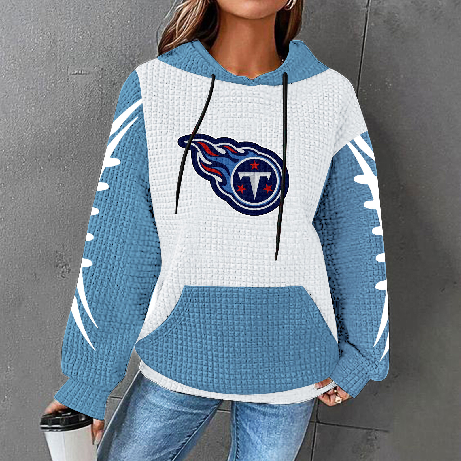 Casual printed Hoodie for men and women-Tennessee Titans - fitnfan