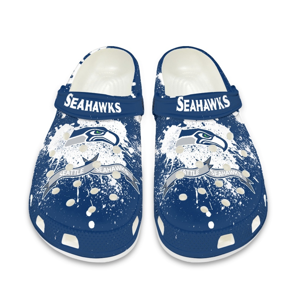 Crocs/beach shoes-Seattle Seahawks - fitnfan