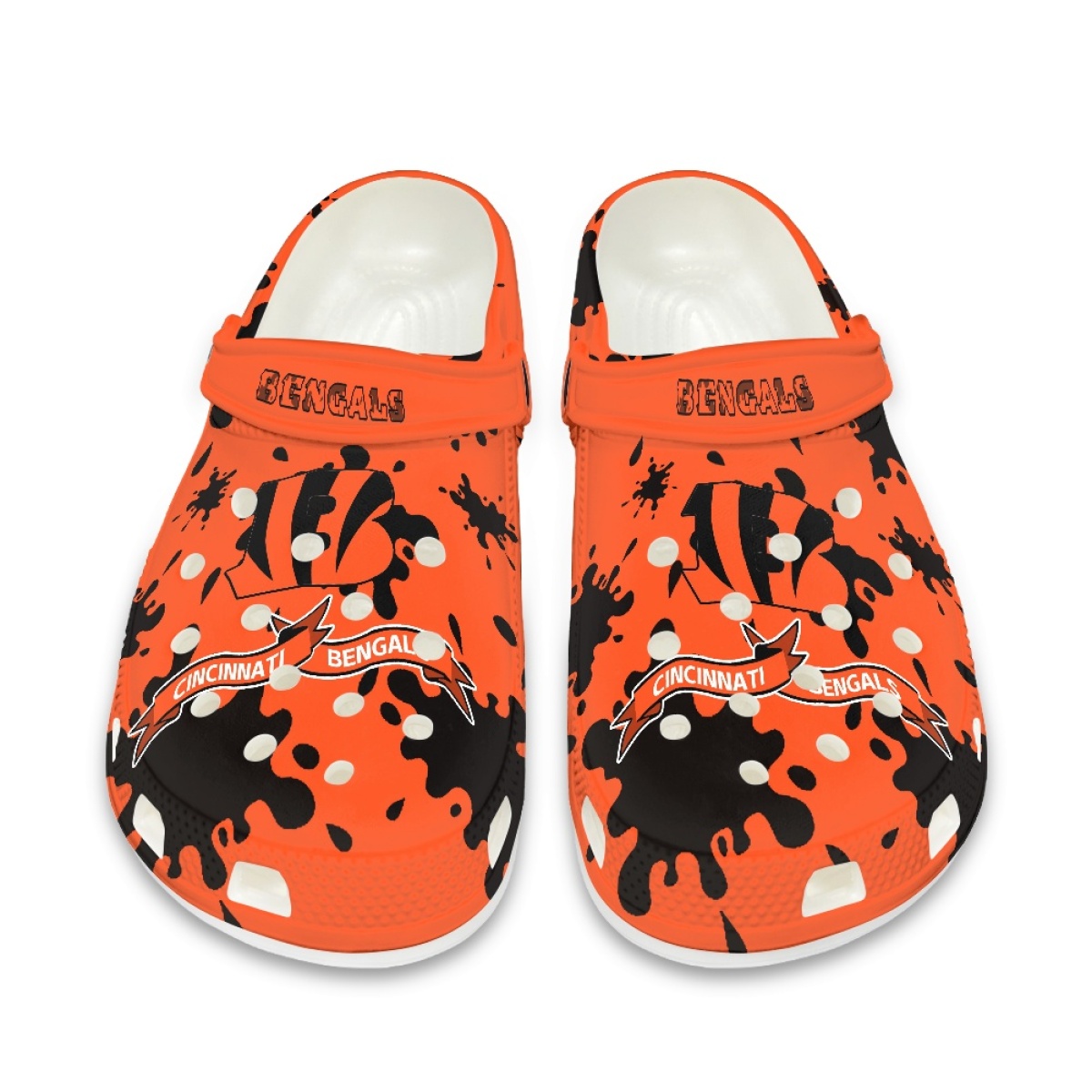Crocs/beach shoes-Cincinnati Bengals - fitnfan