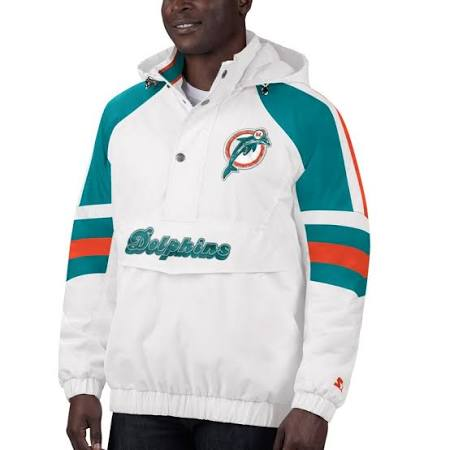 Miami Dolphinsniconico Half-Snap Hoodie Jacket-Miami Dolphins - fitnfan