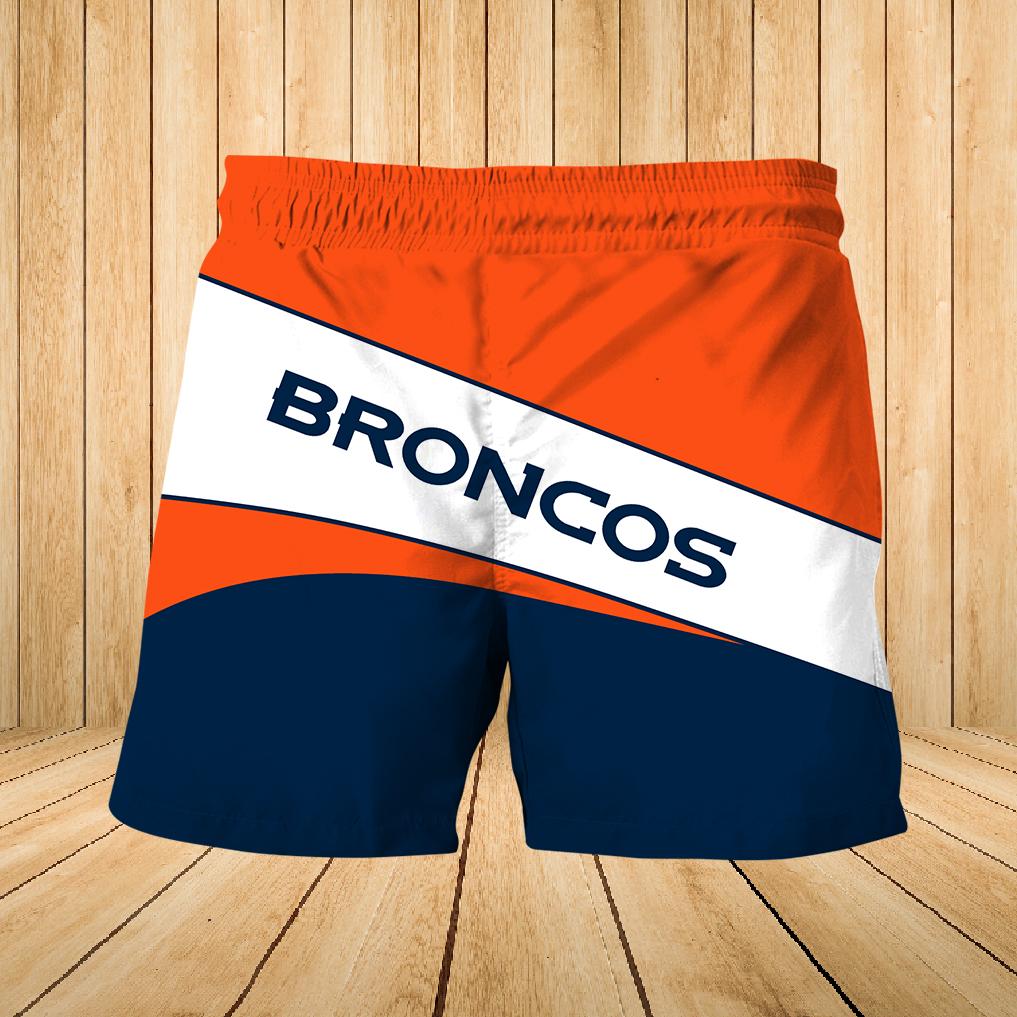 Denver Broncos Summer Beach Shorts-Denver Broncos - fitnfan