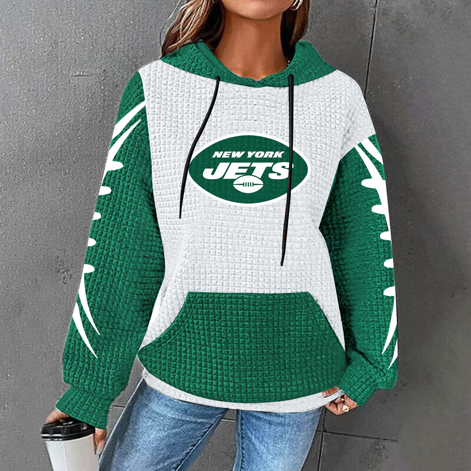Casual printed Hoodie for men and women-New York Jets - fitnfan