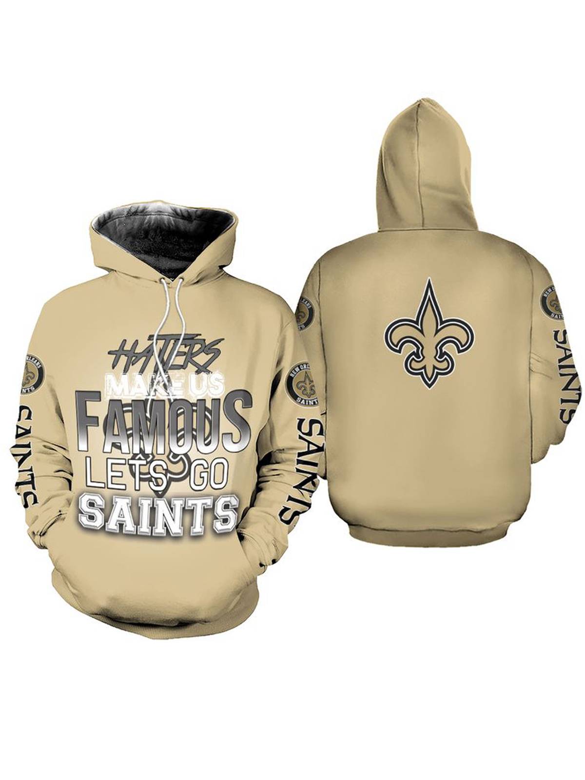 New Fashion Printed 3D Hooded Sweatshirt-New Orleans Saints - fitnfan