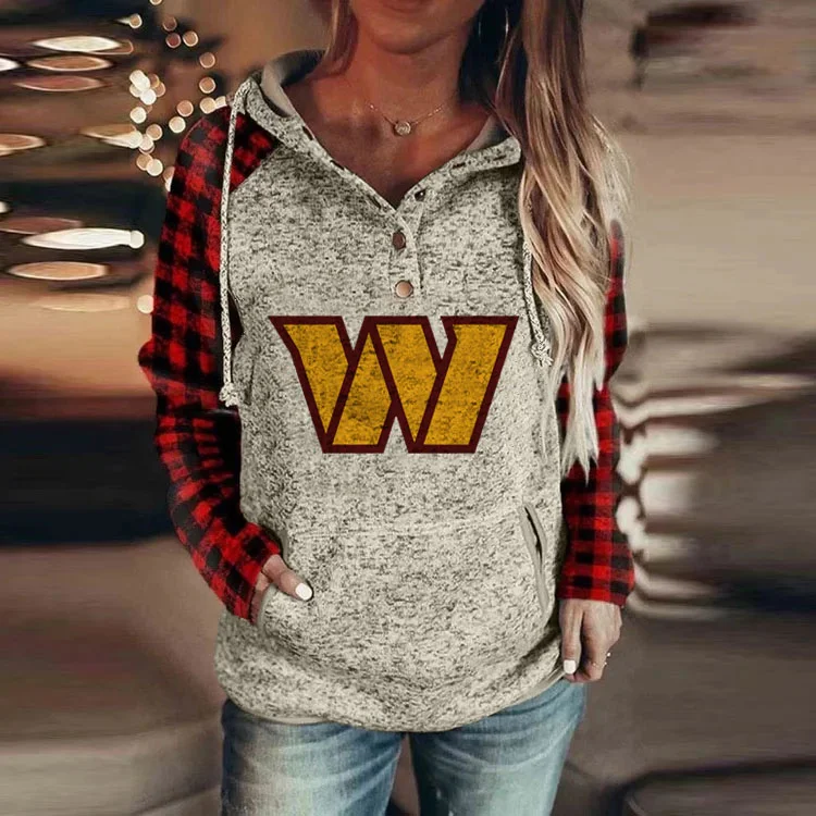 Washington Redskins 3D Printed Splicing Hoodie-Washington Commanders - fitnfan