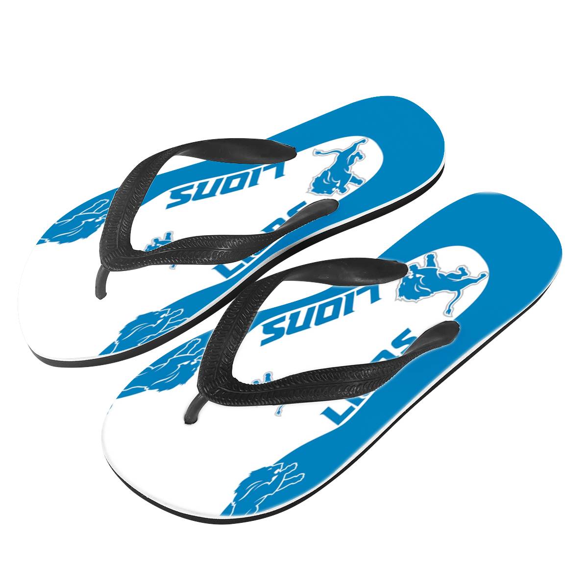 New Flip Flops-Detroit Lions - fitnfan