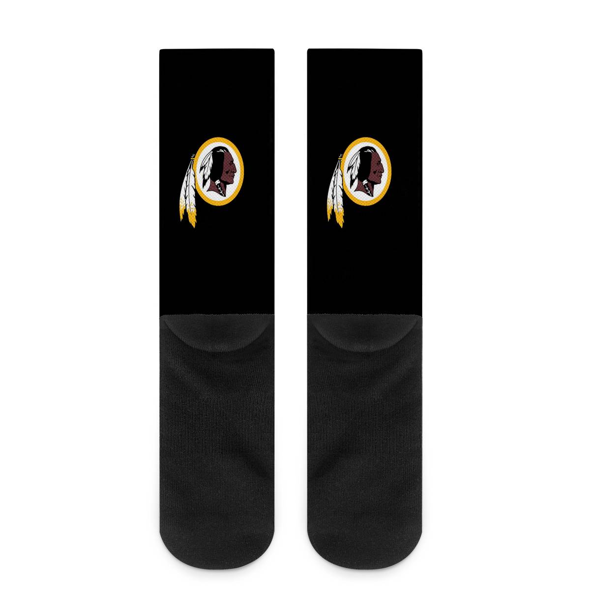 Washington Redskins For Bare Feet Crew Socks-Washington Commanders - fitnfan