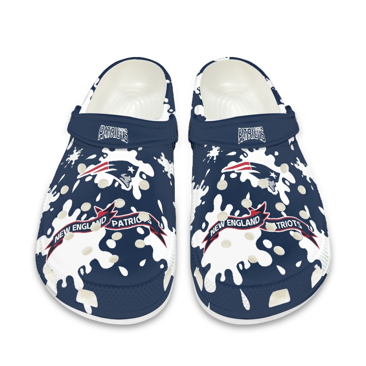 Crocs/beach shoes-New England Patriots - fitnfan