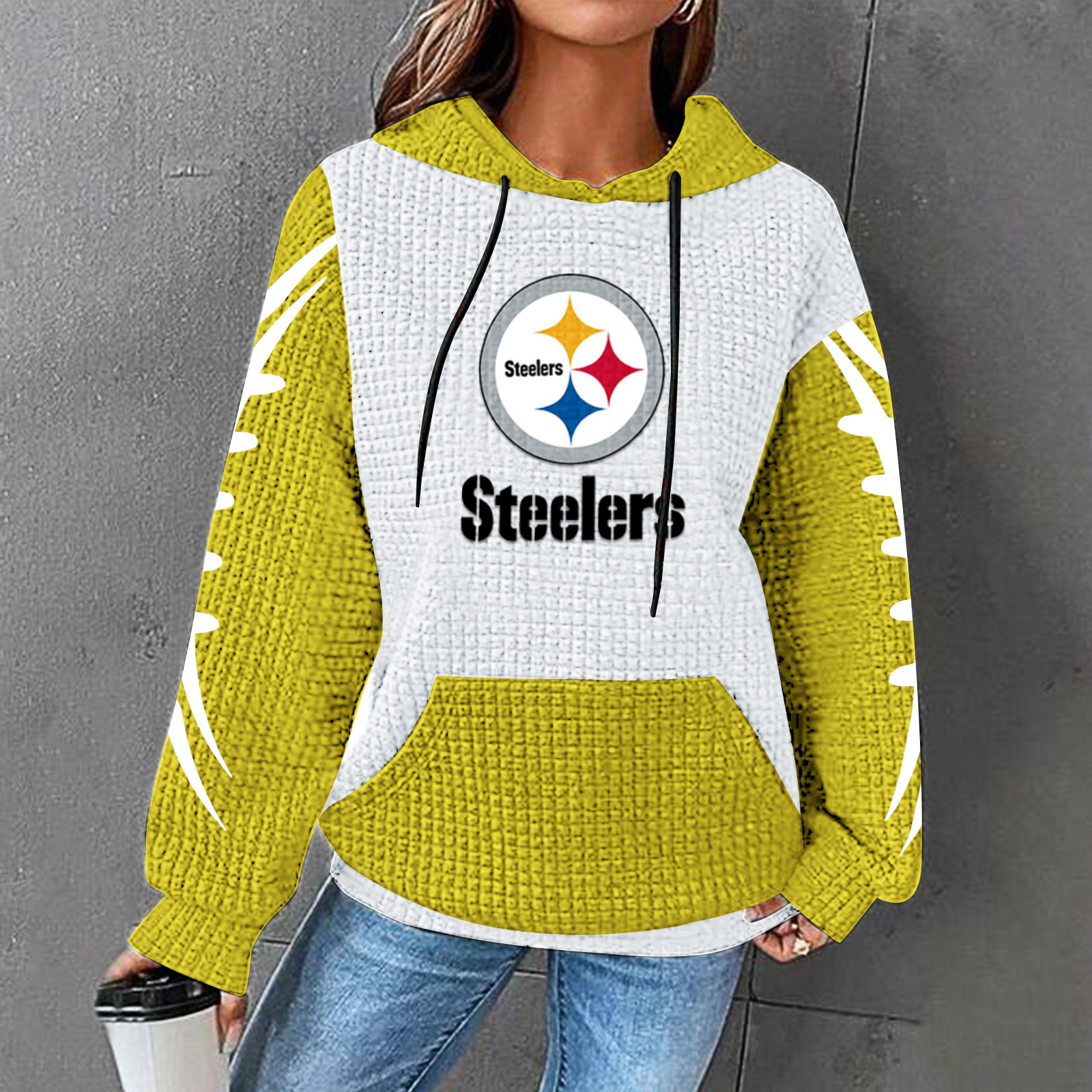 Casual printed Hoodie for men and women-Pittsburgh Steelers - fitnfan