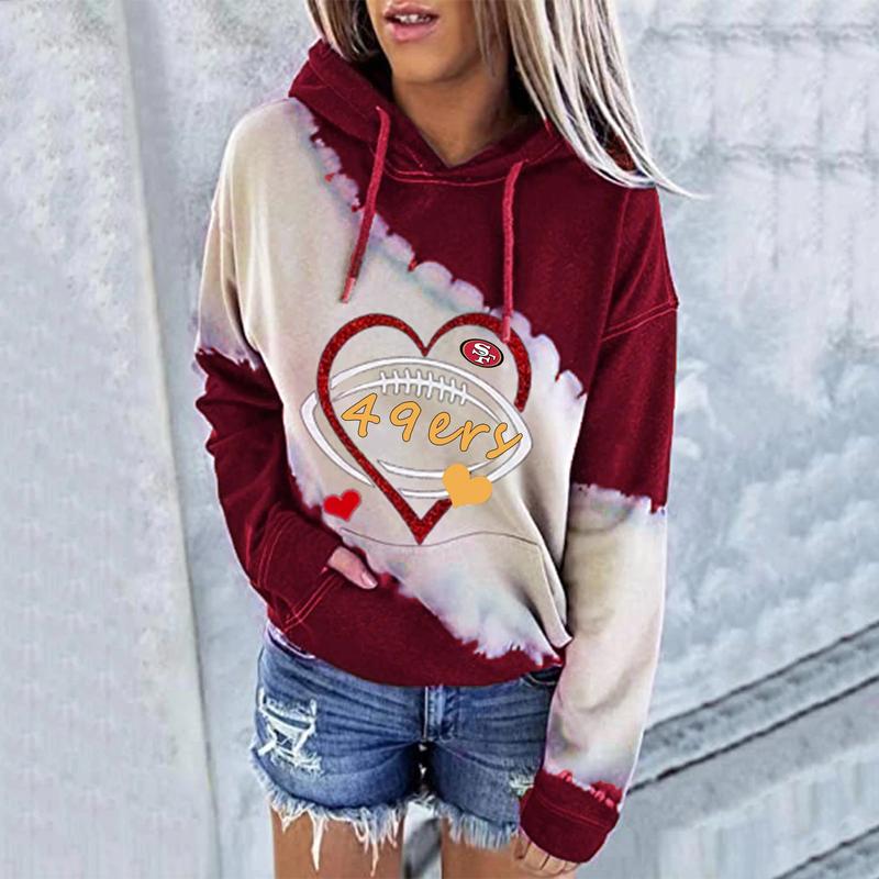Casual printed Hoodie for men and women-San Francisco 49ers - fitnfan