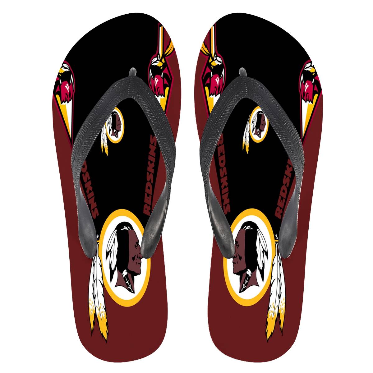 Washington Redskins Flip Flops-Washington Commanders - fitnfan