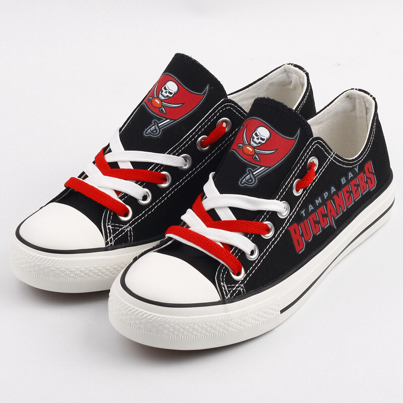 Casual printing couple's canvas shoes-Tampa Bay Buccaneers - fitnfan