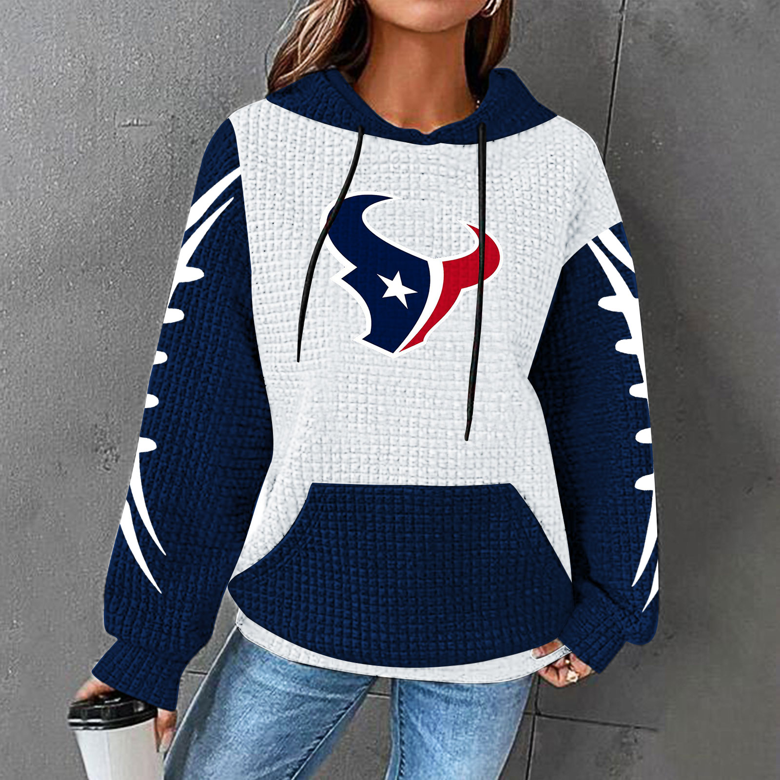Casual printed Hoodie for men and women-Houston Texans - fitnfan