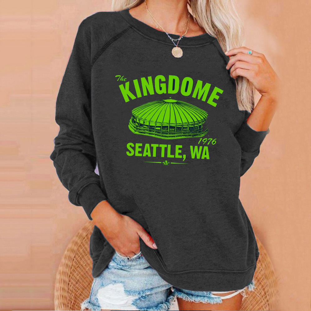 fashion loose Casual sports printed Pullover-Seattle Seahawks - fitnfan