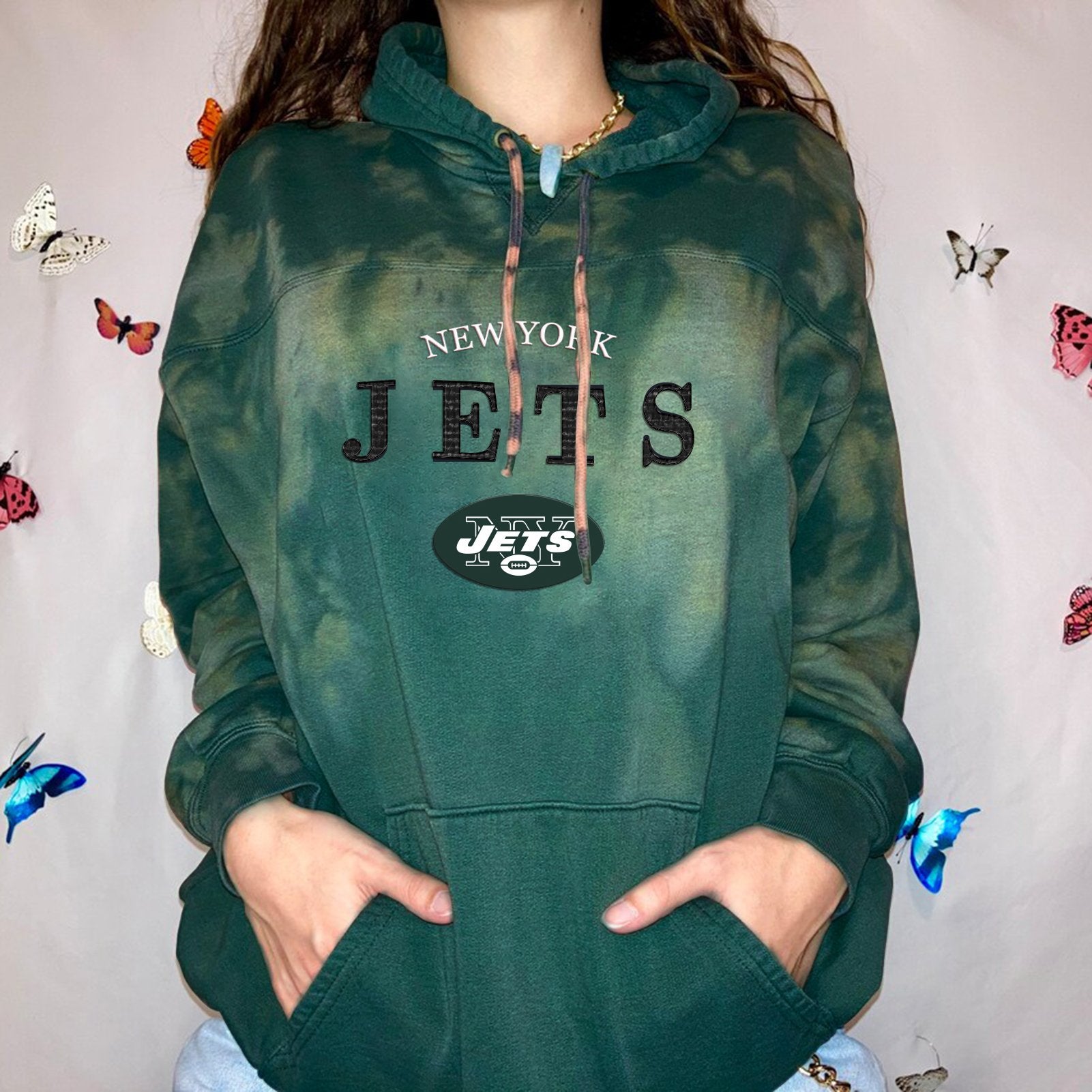New Women Printed  Hoodie-New York Jets - fitnfan