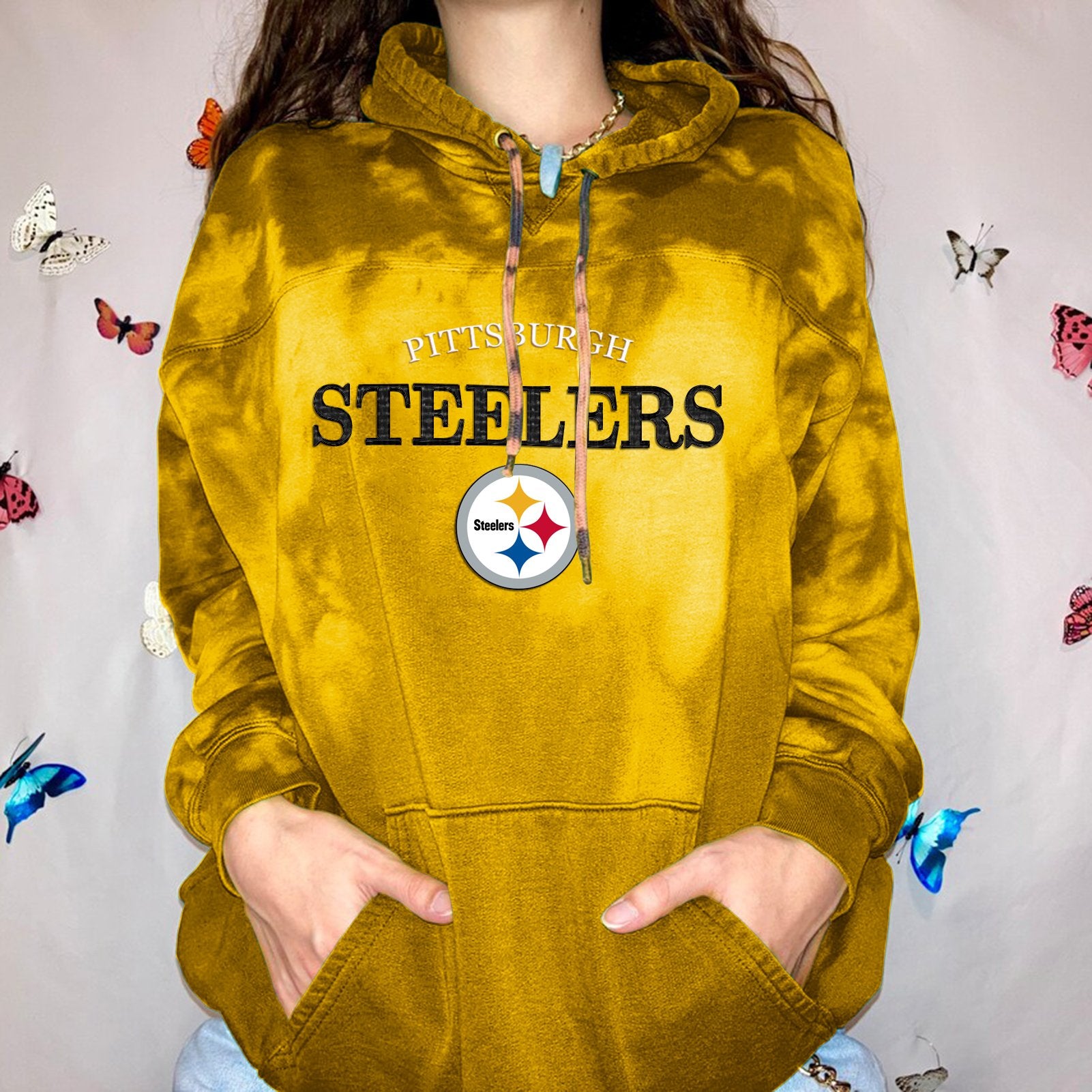 New Women Printed  Hoodie-Pittsburgh Steelers - fitnfan