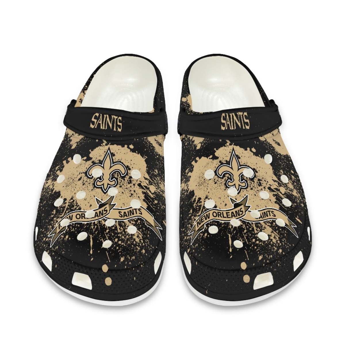 Crocs/beach shoes-New Orleans Saints - fitnfan