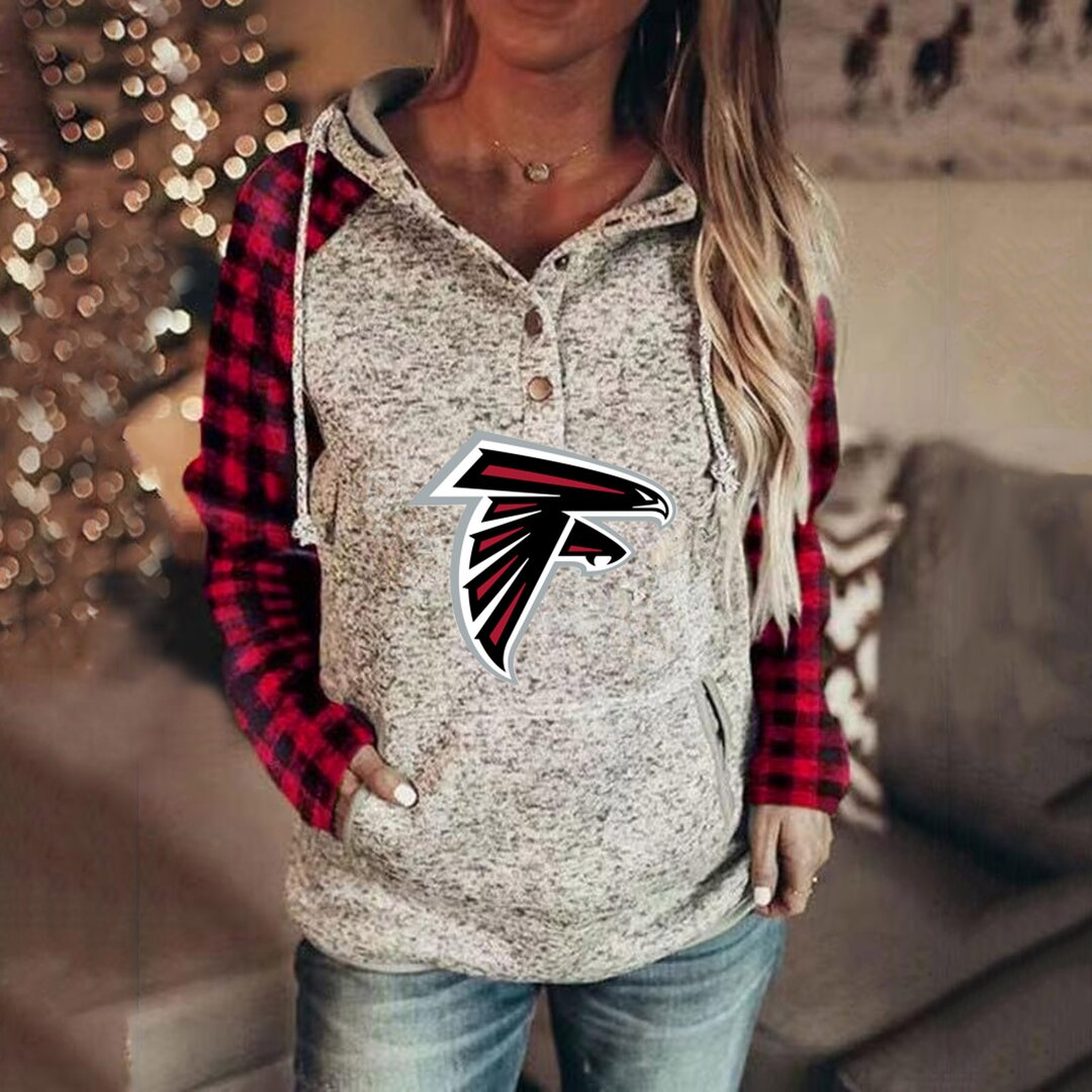Atlanta Falcons 3D Printed Splicing Hoodie-Atlanta Falcons - fitnfan