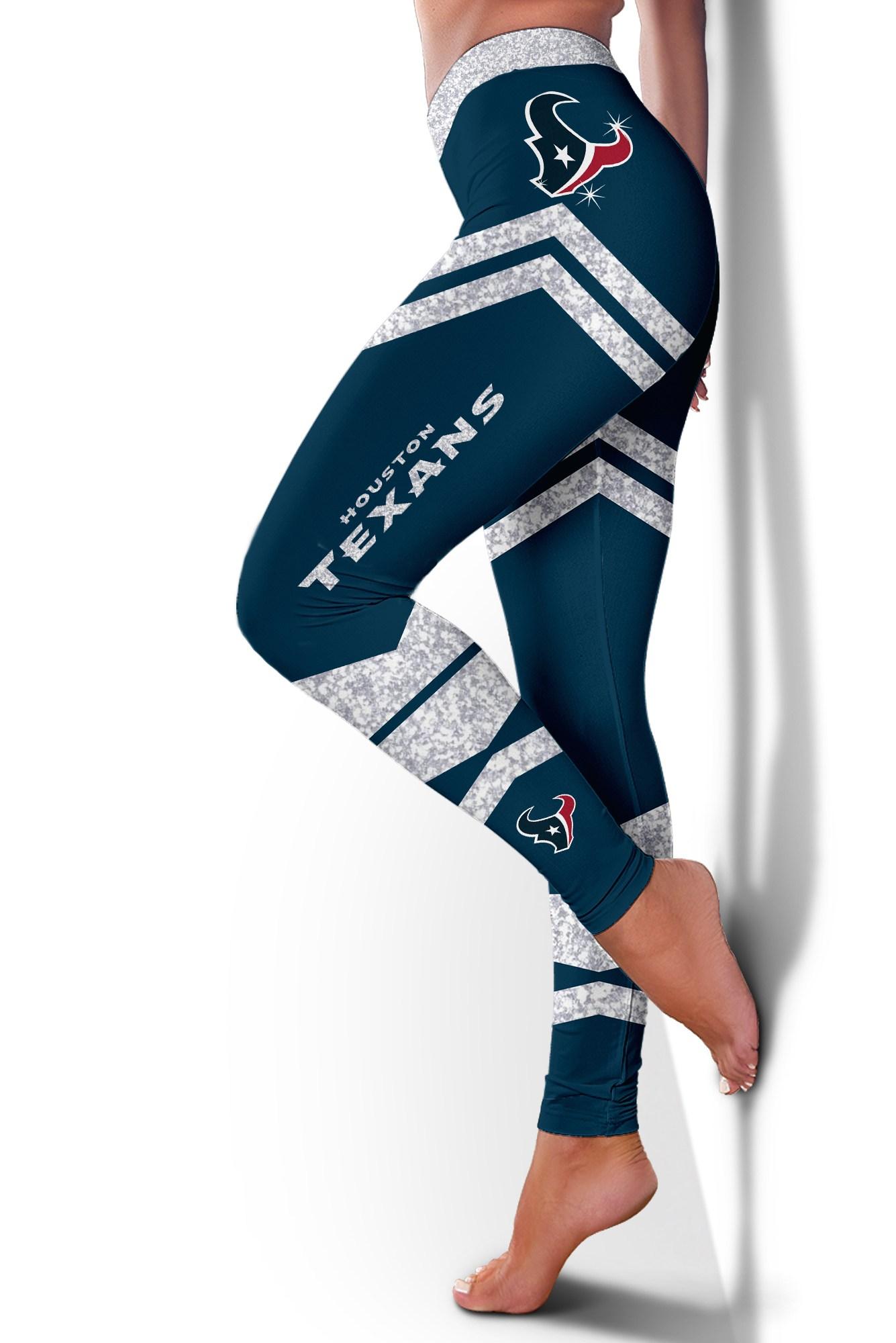 Houston Texans Limited Edition 3D Printed Leggings-Houston Texans - fitnfan