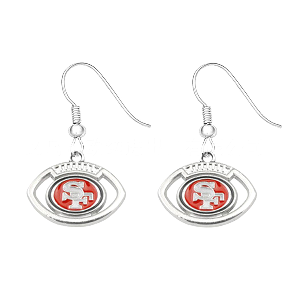 Championship earring Customization-San Francisco 49ers - fitnfan