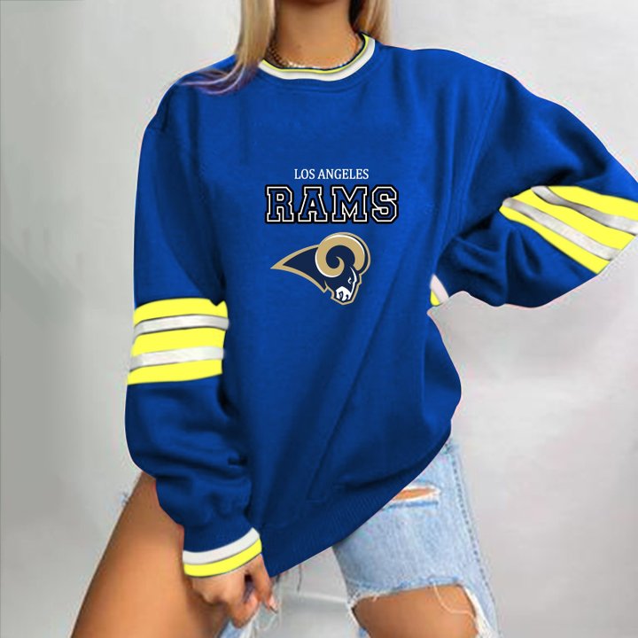 Los Angeles Rams Printed Sweatshirt-Los Angeles Rams - fitnfan